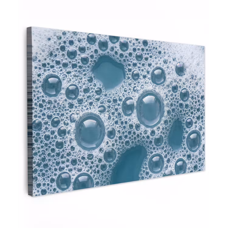 Canvas schilderij - Schuim - Water - Textuur — 1