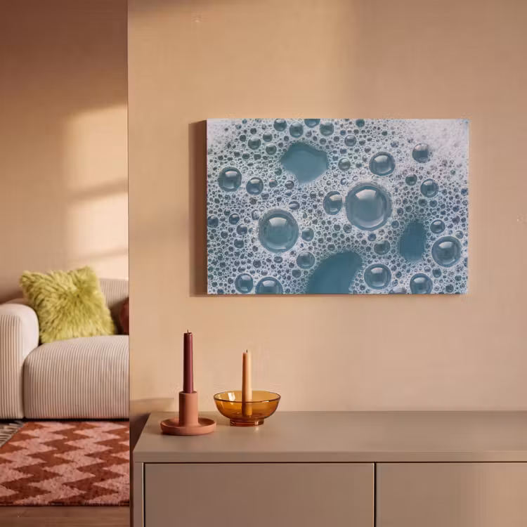 Canvas schilderij - Schuim - Water - Textuur — 2