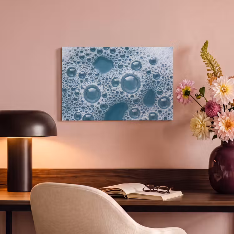Canvas schilderij - Schuim - Water - Textuur — 4