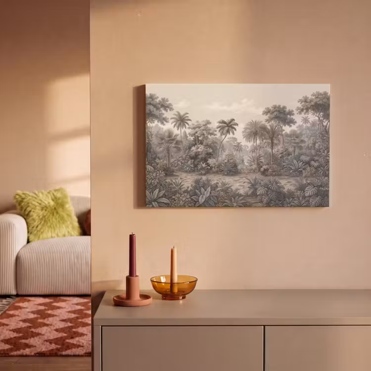 Canvas schilderij - Tropisch - Landschap - Illustratie — 2