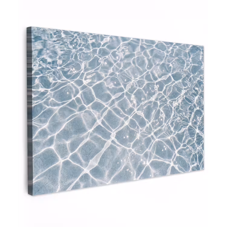 Canvas schilderij - Water - Reflectie - Zonlicht — 1