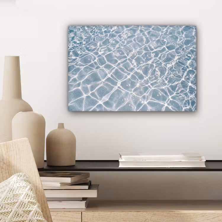 Canvas schilderij - Water - Reflectie - Zonlicht — 5