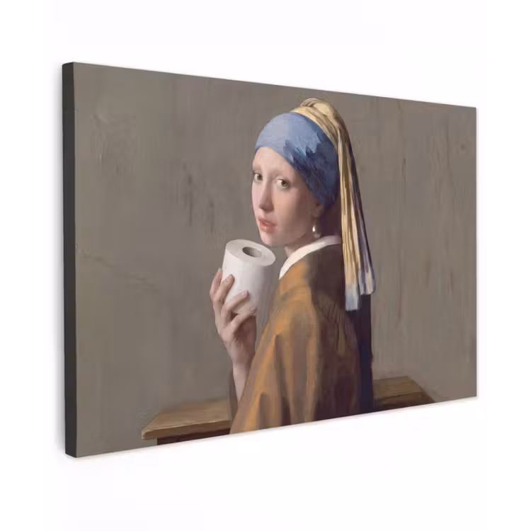 Canvas schilderij - Klassiek - Humor - Kleurrijk — 1
