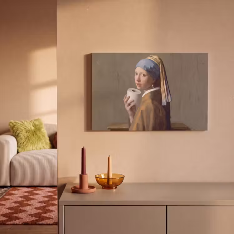 Canvas schilderij - Klassiek - Humor - Kleurrijk — 2