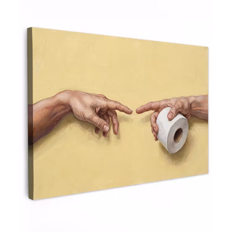 Canvas schilderij - Klassiek - Kunst - Humor — 1