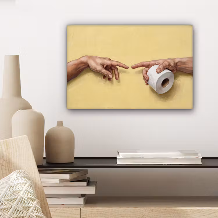 Canvas schilderij - Klassiek - Kunst - Humor — 5