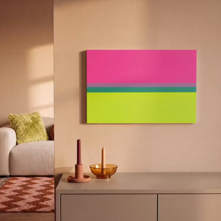 Canvas schilderij - Strepen - Modern - Kleurrijk — 2