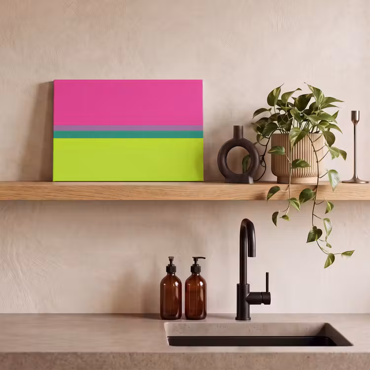 Canvas schilderij - Strepen - Modern - Kleurrijk — 3
