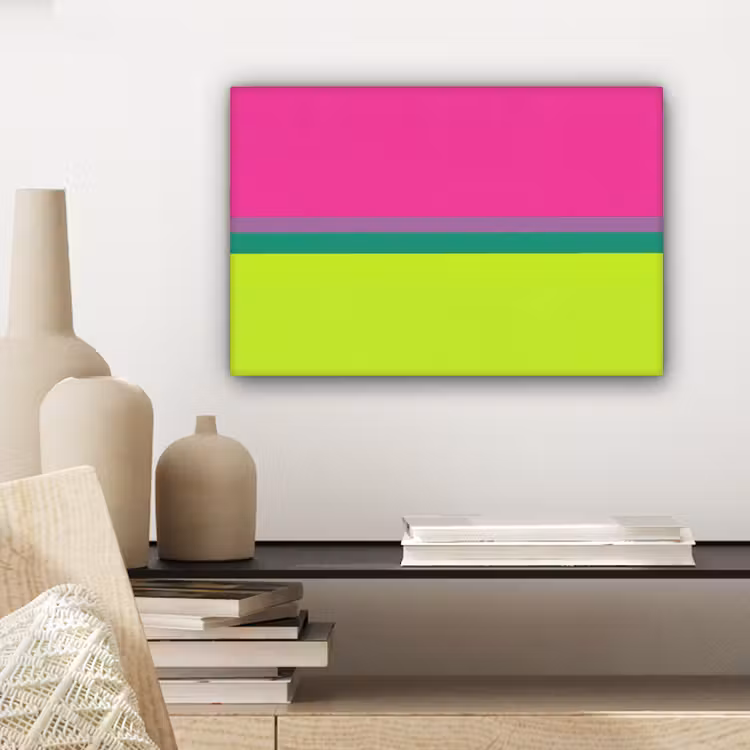 Canvas schilderij - Strepen - Modern - Kleurrijk — 5