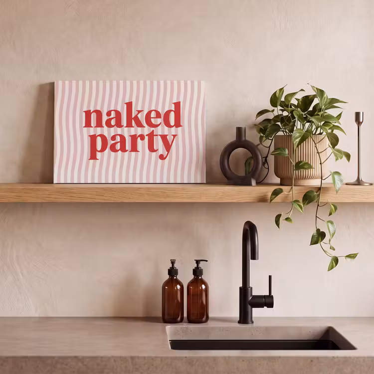 Canvas schilderij - Tekst - Modern - Strepen — 3