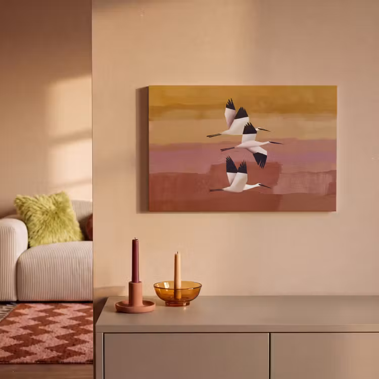 Canvas schilderij - Vogels - Snavel - Abstract — 2