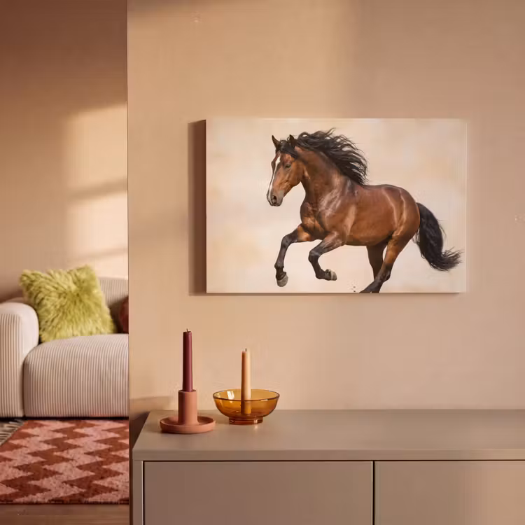 Canvas schilderij - Paard - Galop - Energie — 2