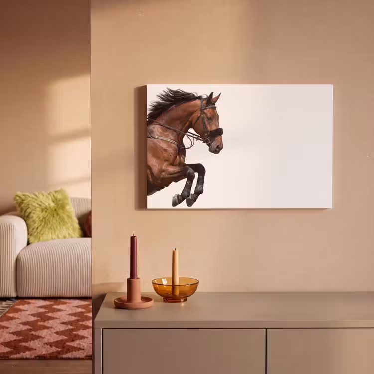 Canvas schilderij - Paard - Springen - Modern — 2