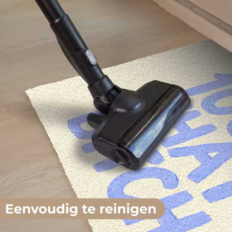 Deurmat - 100% that bitch - Blauw - Wit — 9