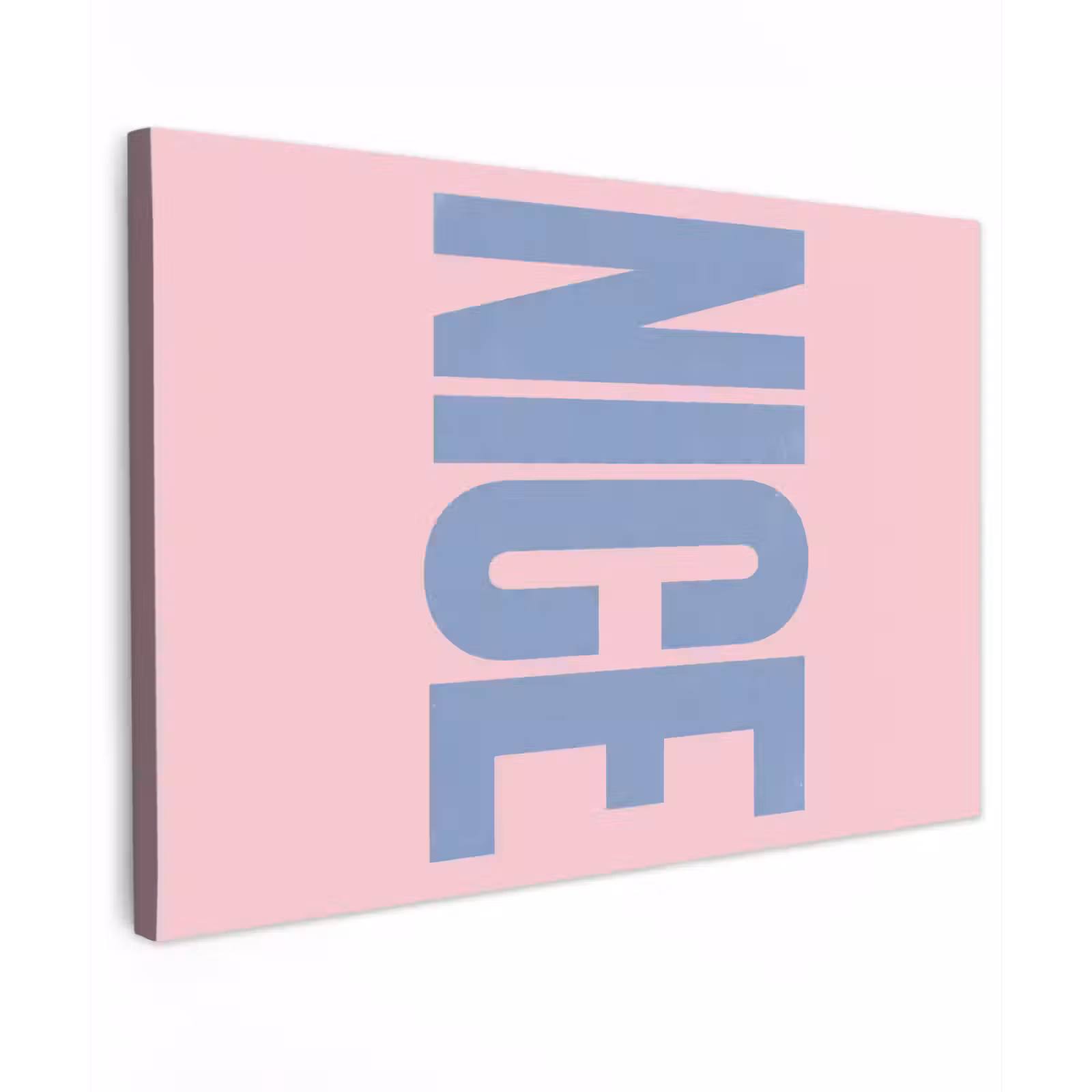 Canvas schilderij - Nice - Paars - Roze — 1