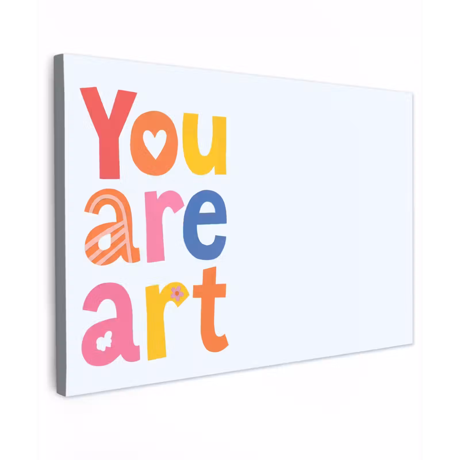 Canvas schilderij - You are art - Kleurrijk - Grafisch — 1