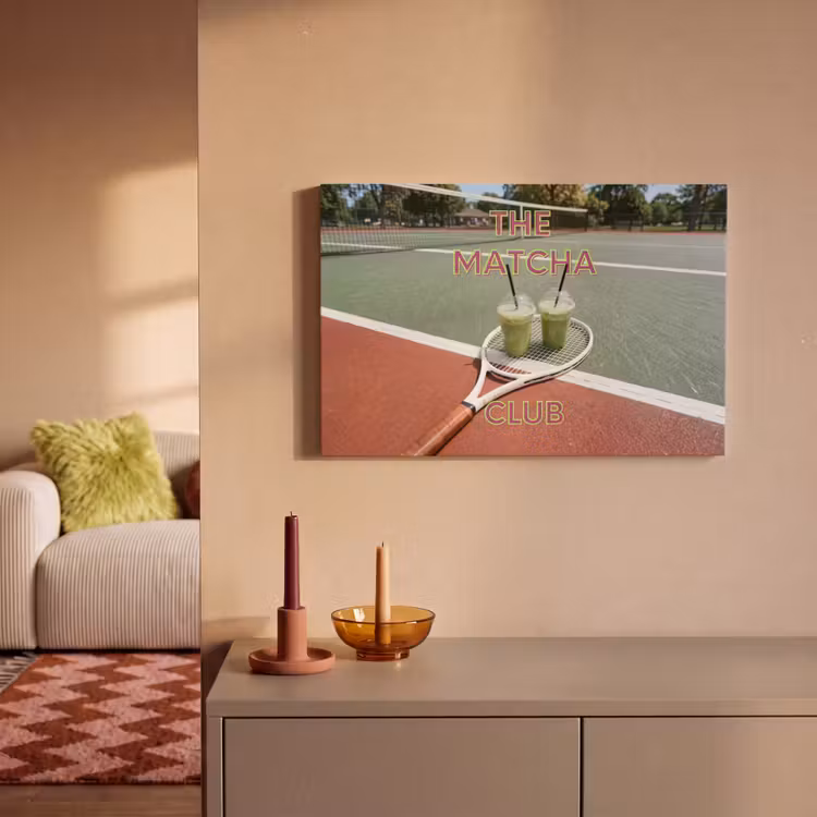 Canvas schilderij - Matcha Club - Tennis - Matcha — 1