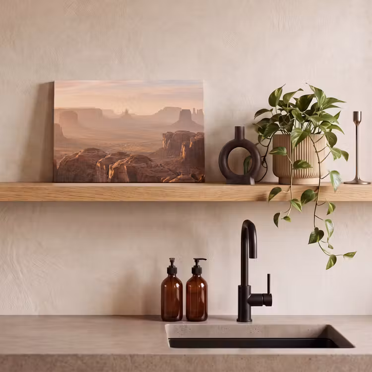 Canvas schilderij - Woestijn - Landschap - Natuur — 3