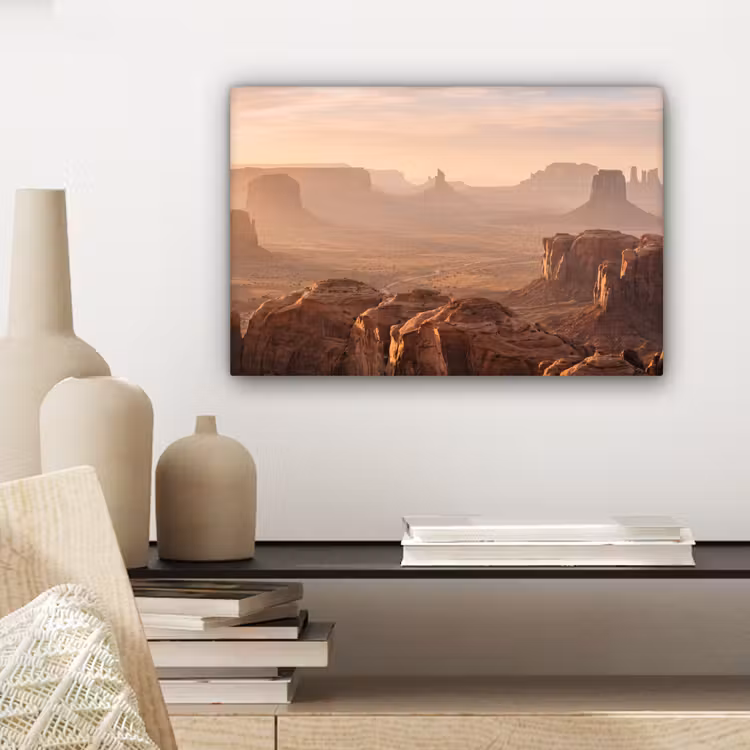 Canvas schilderij - Woestijn - Landschap - Natuur — 5