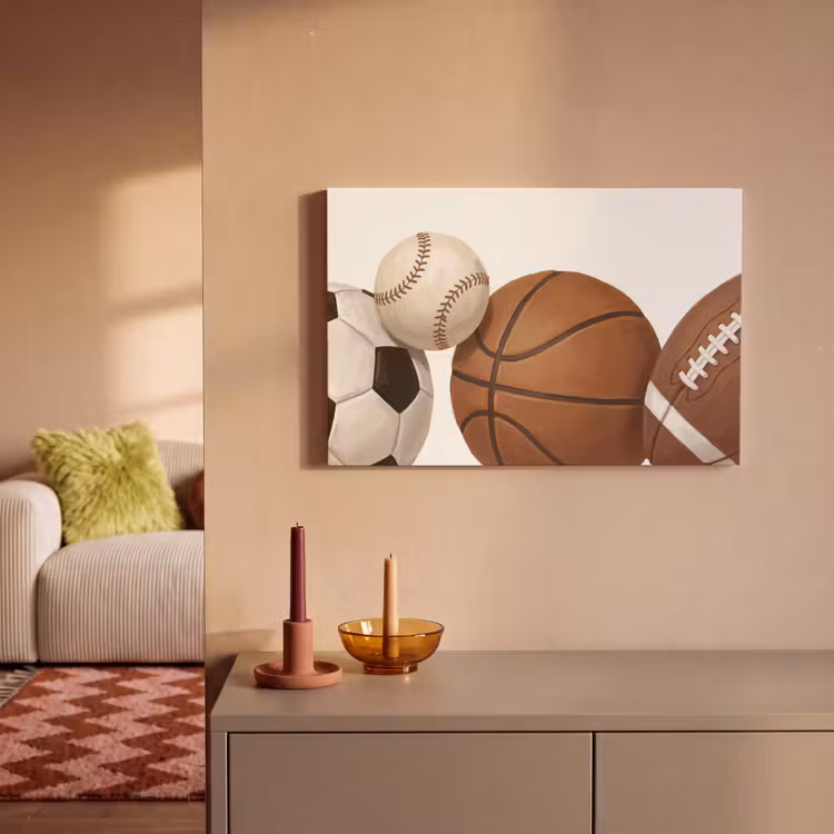 Canvas schilderij - Sport - Ballen - Illustratie — 2