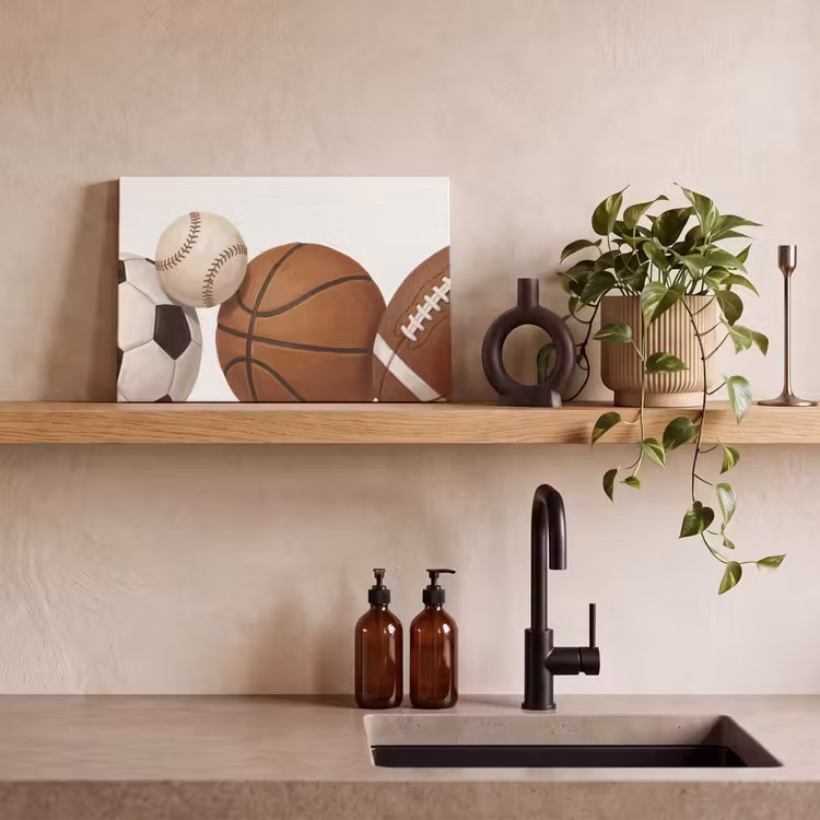 Canvas schilderij - Sport - Ballen - Illustratie — 3