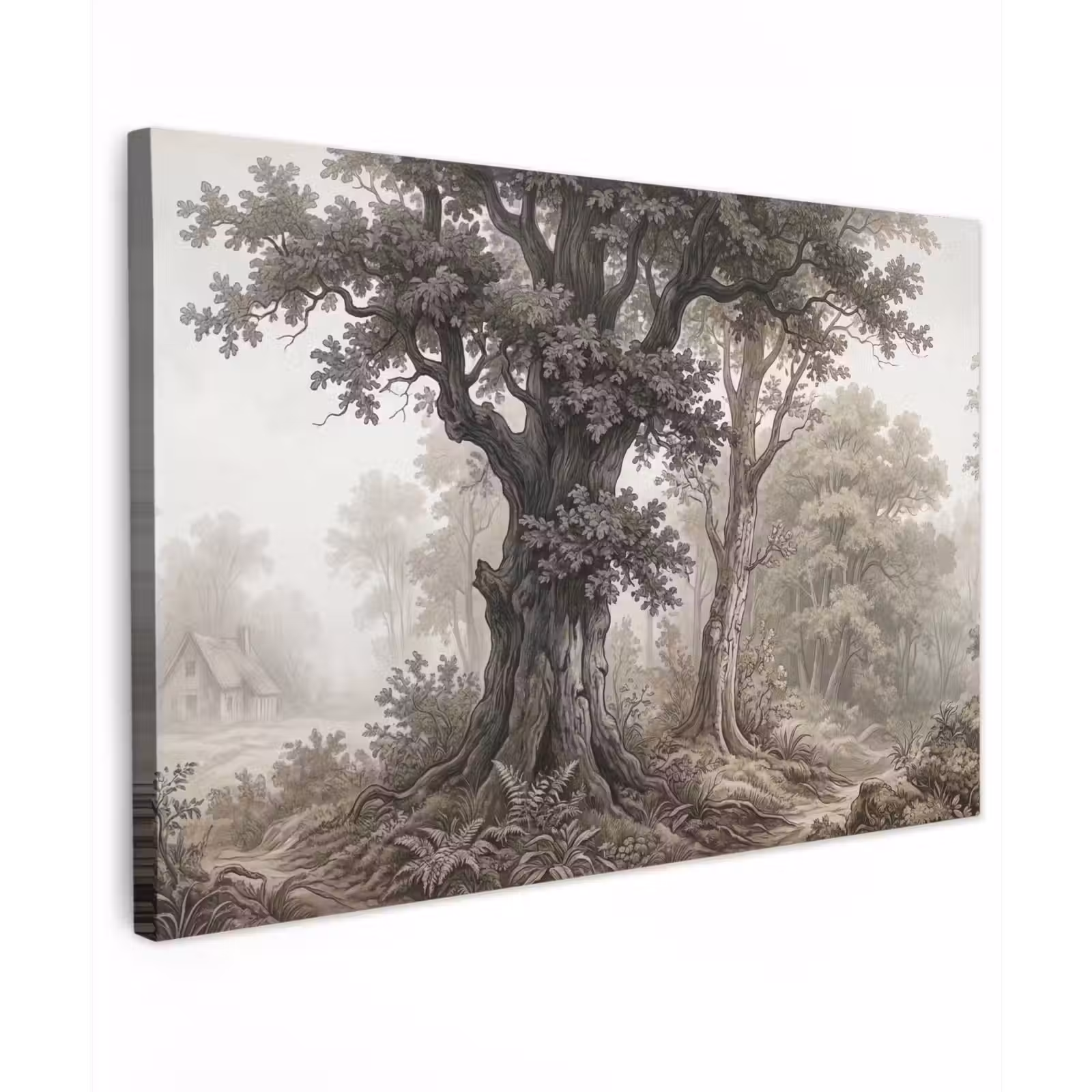 Canvas schilderij - Natuur - Bos - Eik — 1