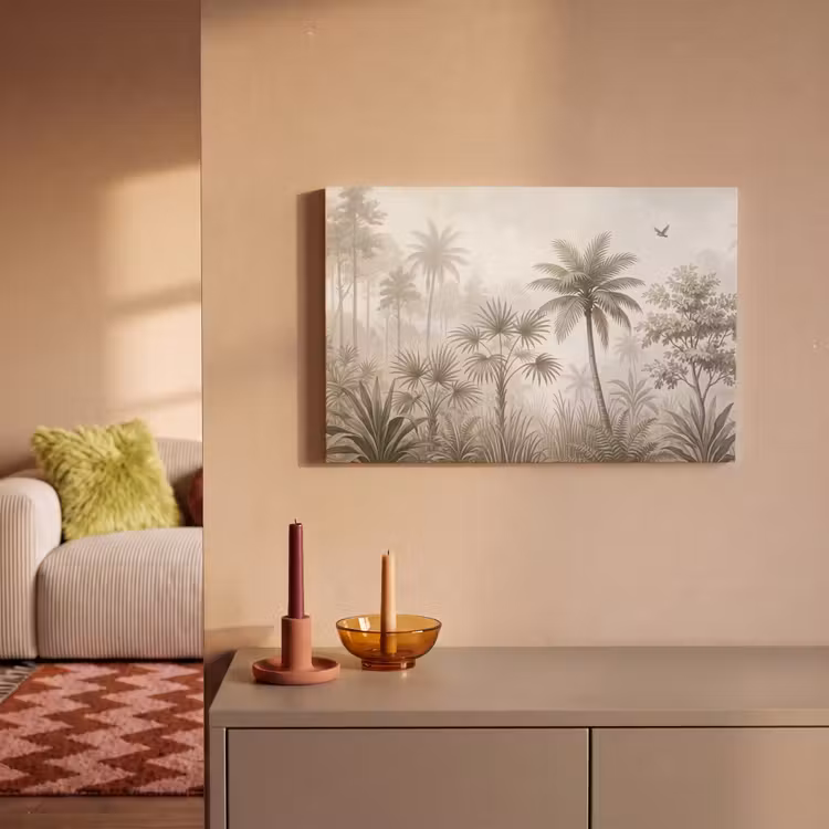 Canvas schilderij - Jungle - Palmbomen - Natuur — 2