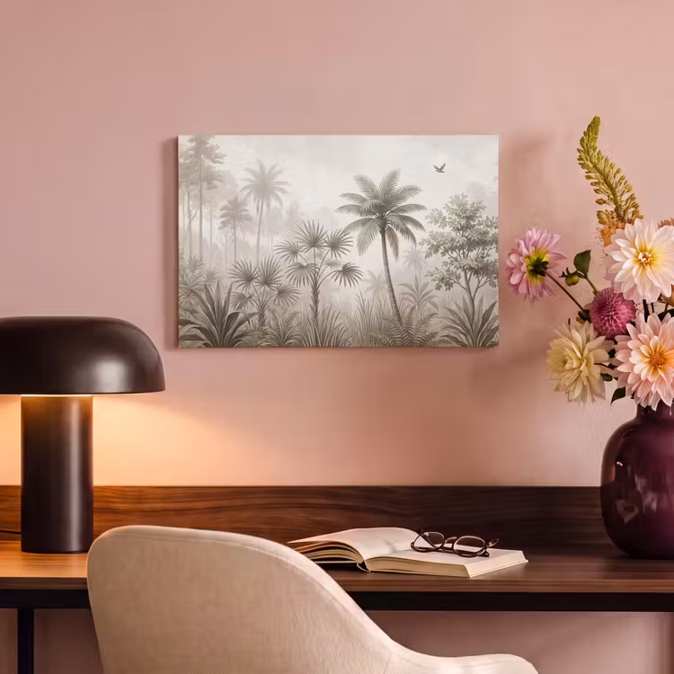 Canvas schilderij - Jungle - Palmbomen - Natuur — 4