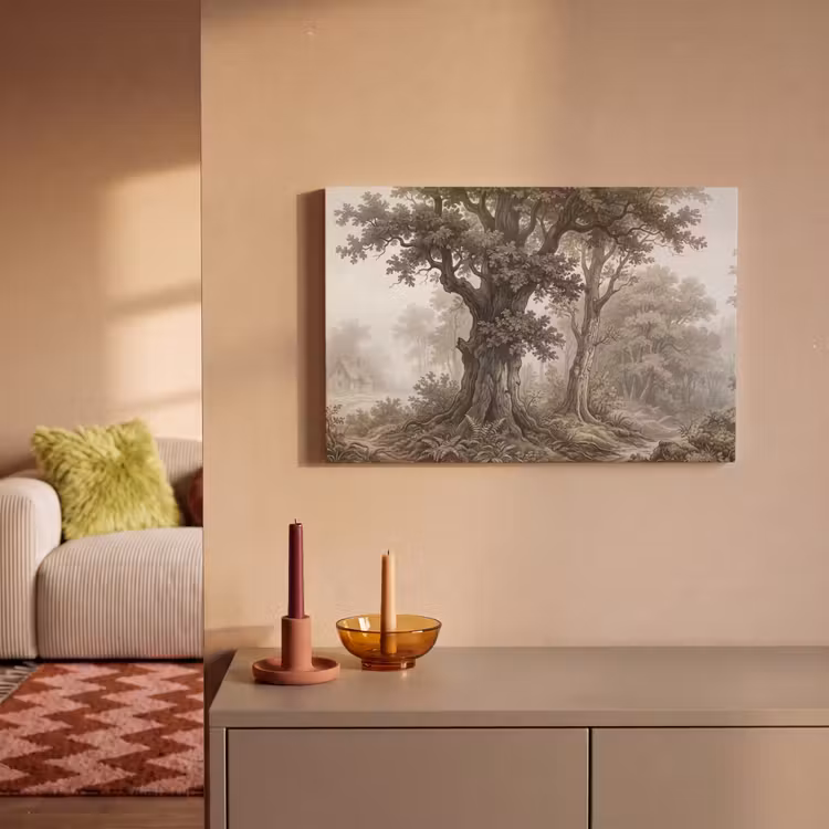 Canvas schilderij - Natuur - Bos - Eik — 2