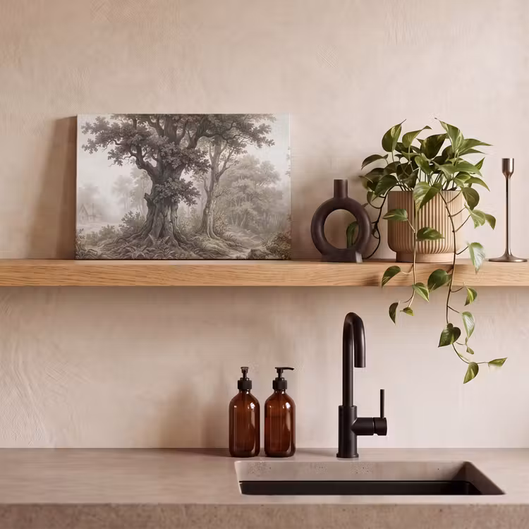 Canvas schilderij - Natuur - Bos - Eik — 3