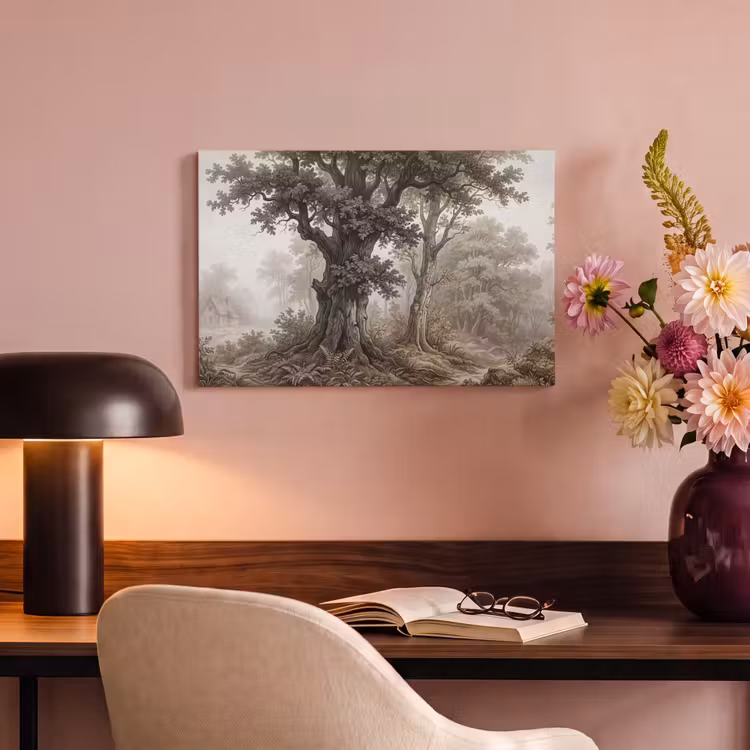 Canvas schilderij - Natuur - Bos - Eik — 4
