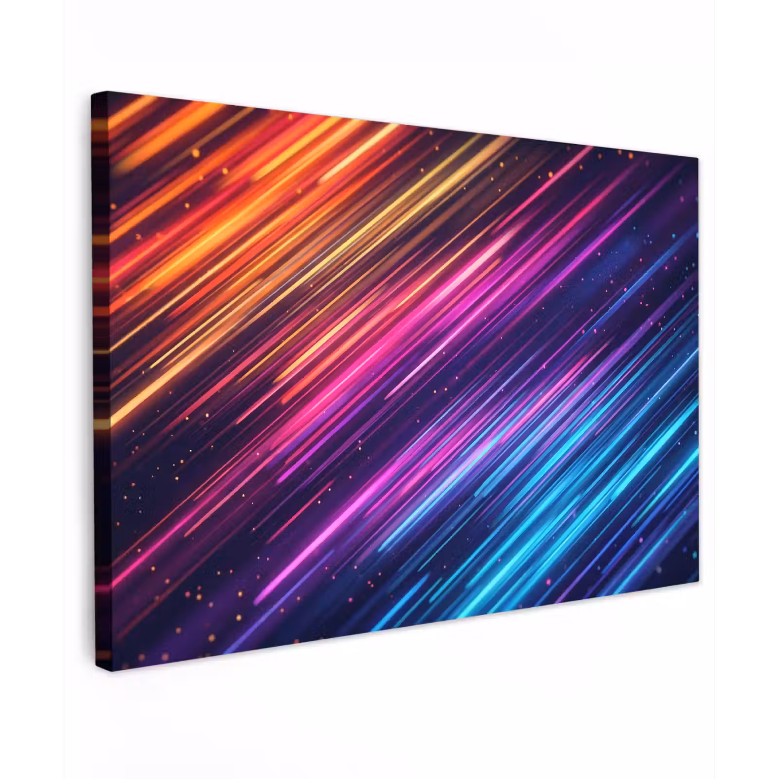 Canvas schilderij - Snelheid - Kosmos - Kleurrijk — 1