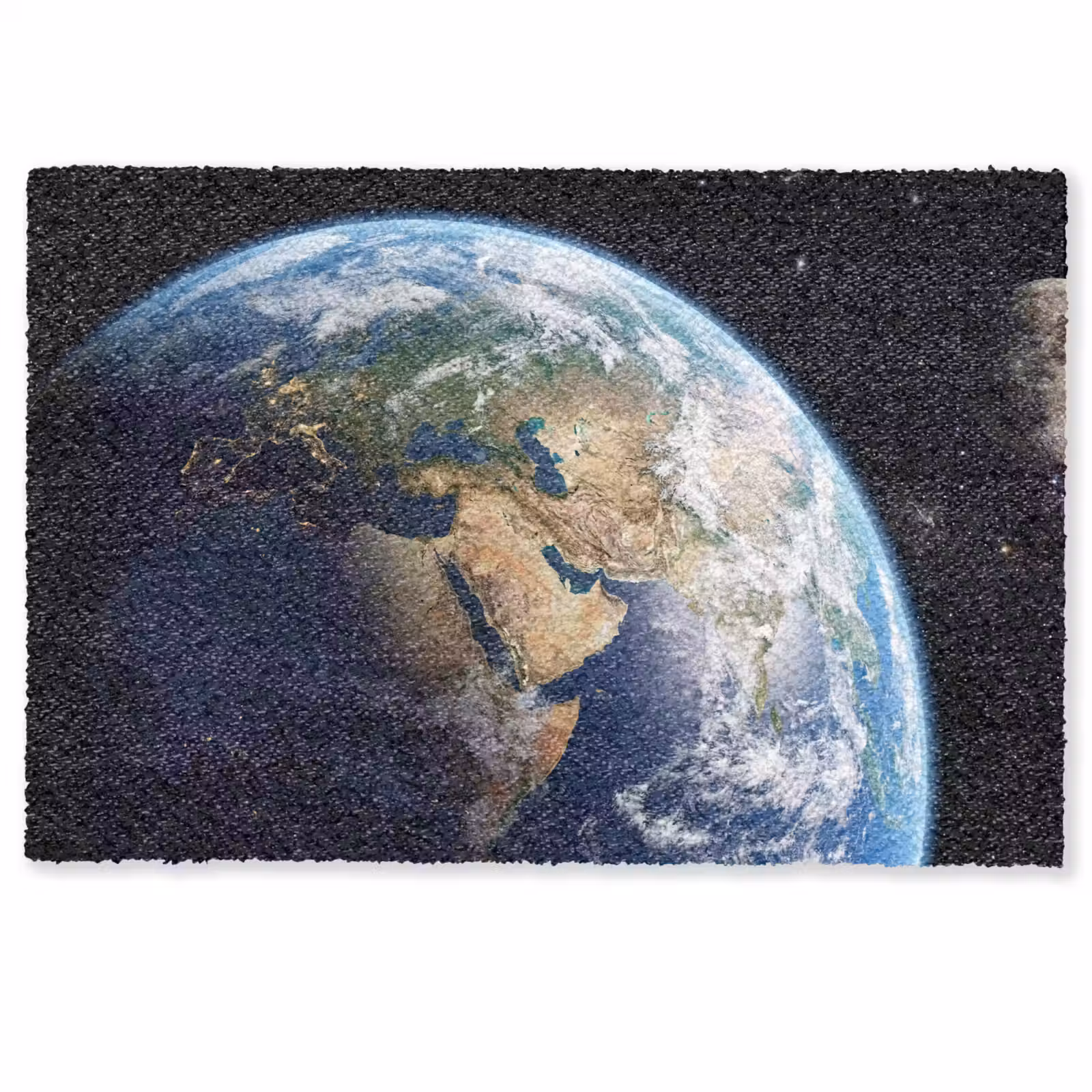 Deurmat - Aarde - Ruimte - Blauw - Groen — 1