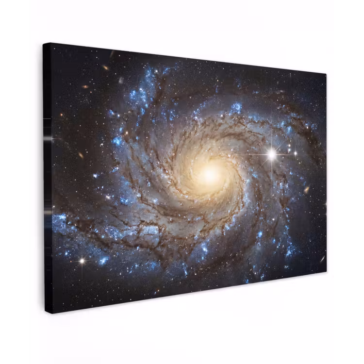 Canvas schilderij - Kosmos - Sterrenstelsel - Donker — 1