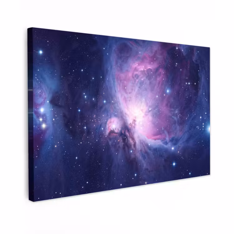 Canvas schilderij - Ruimte - Sterren - Kleurrijk — 1