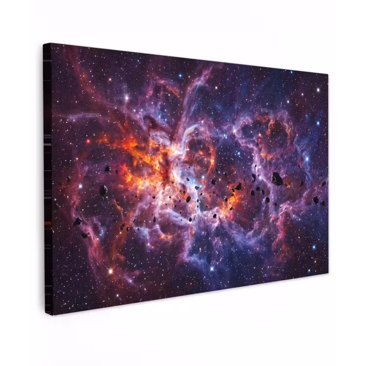 Canvas schilderij - Space - Stars - Abstract - Colorful — 1