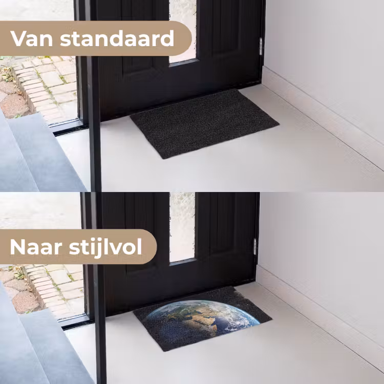 Deurmat - Aarde - Ruimte - Blauw - Groen — 3