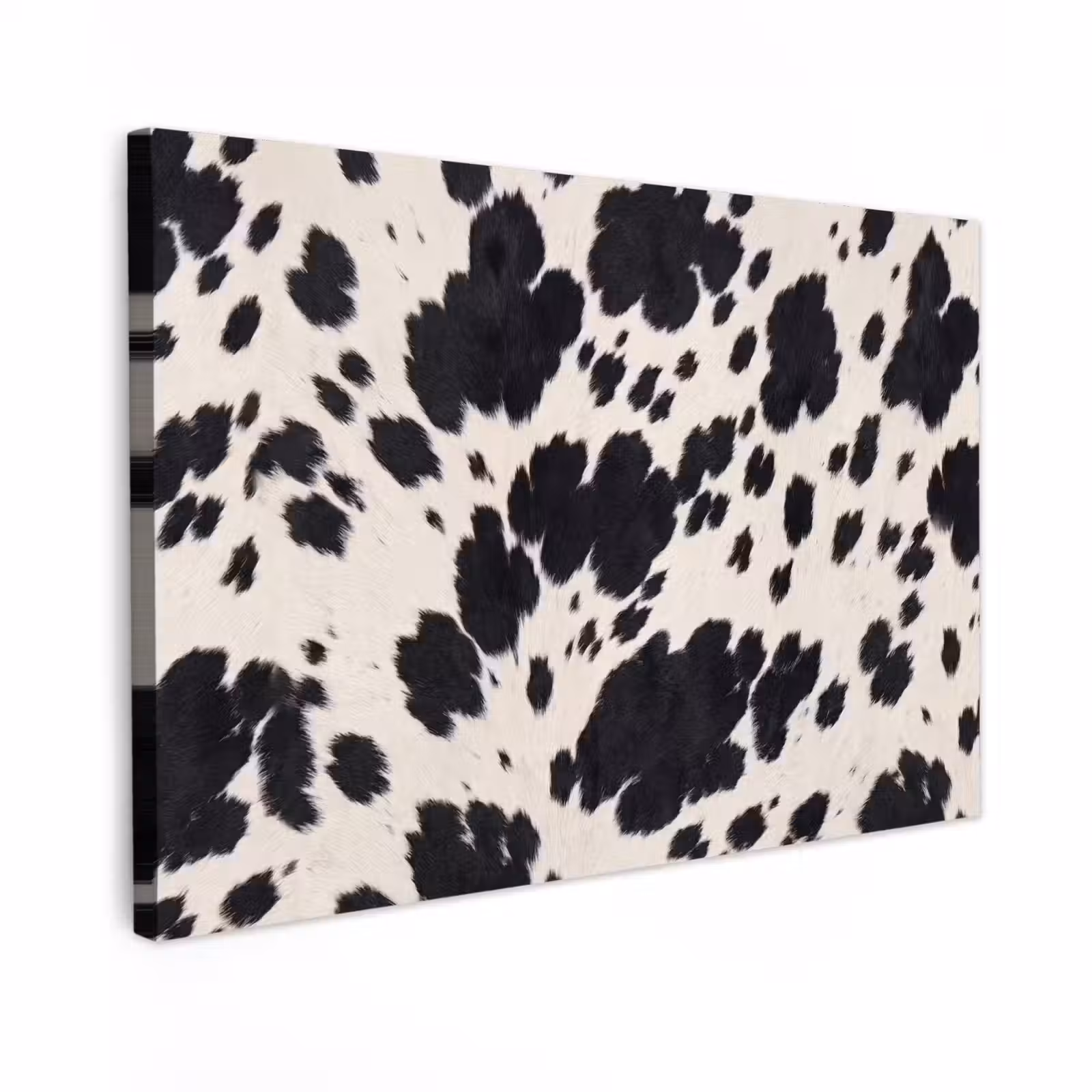 Canvas schilderij - Patroon - Vacht - Zwart - Wit — 1