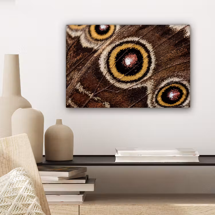 Canvas schilderij - Vlinder - Vleugel - Abstract — 5