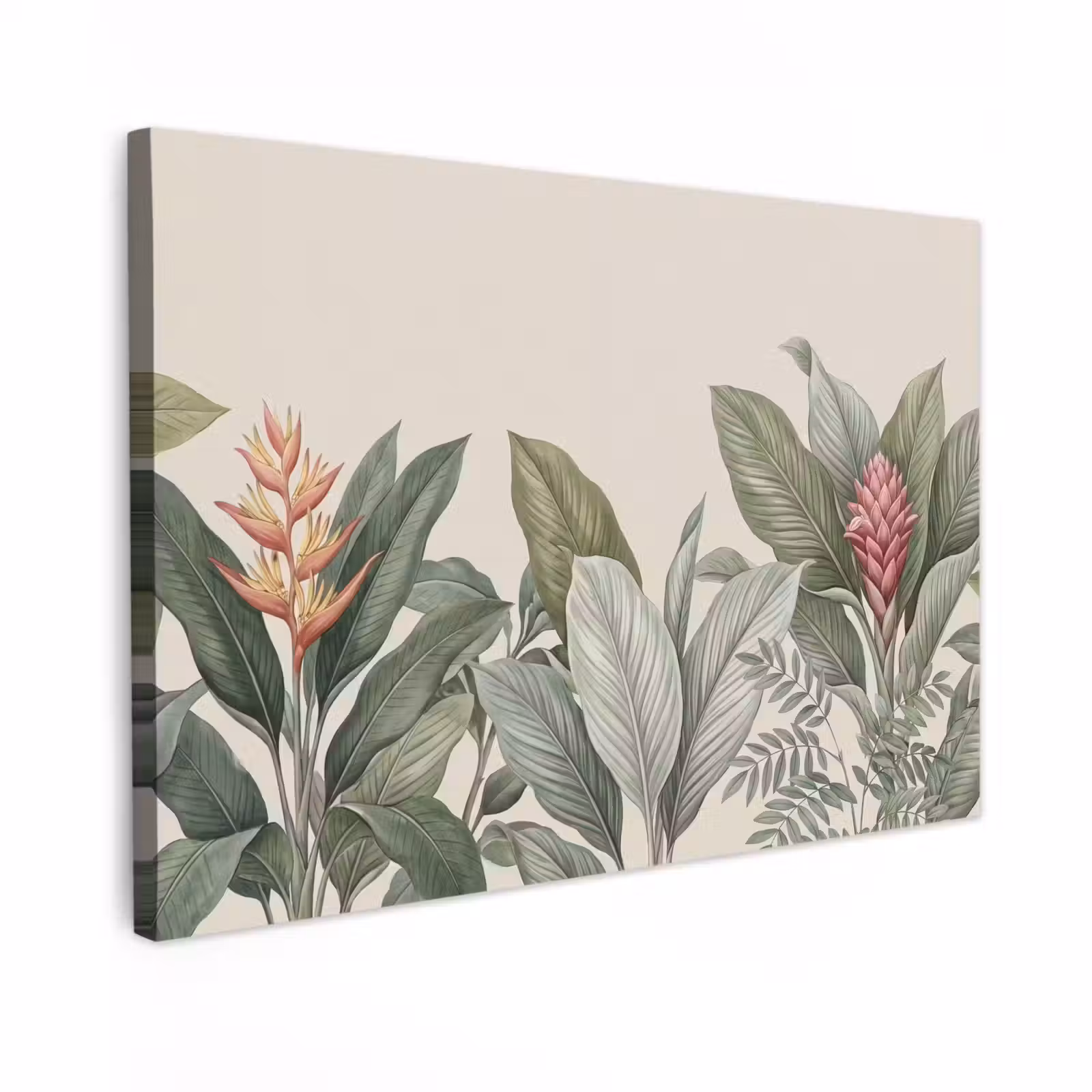 Canvas schilderij - Tropisch - Planten - Modern - Groen — 1