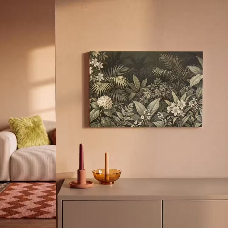 Canvas schilderij - Jungle - Bladeren - Botanisch - Groen — 2