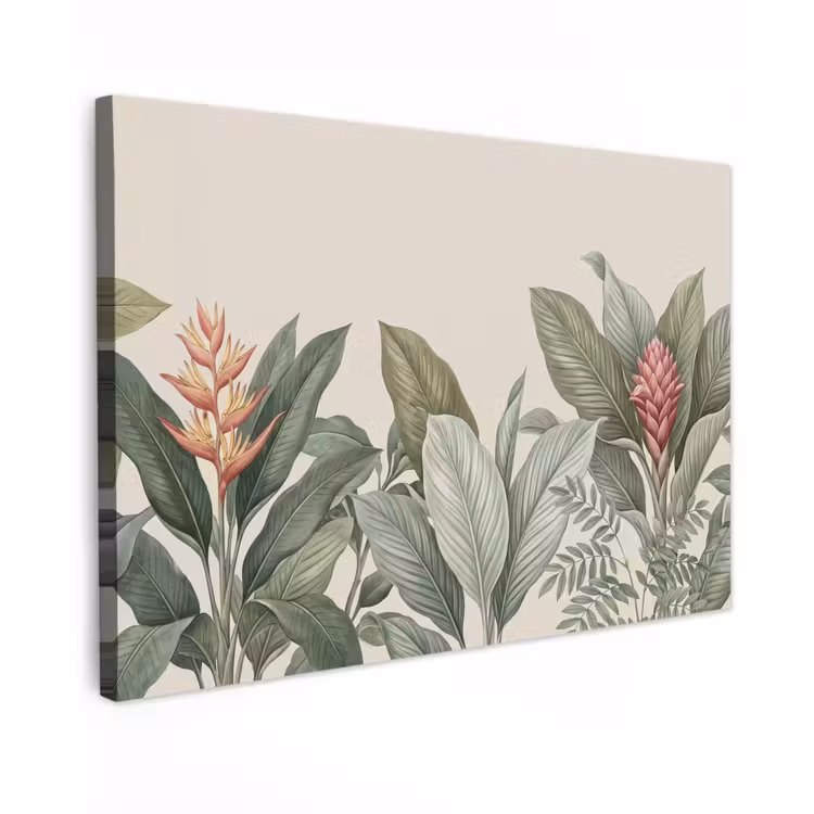 Canvas schilderij - Tropisch - Planten - Modern - Groen — 1