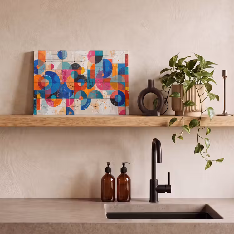 Canvas schilderij - Kunst - Geometrisch - Abstract - Kleurrijk — 3
