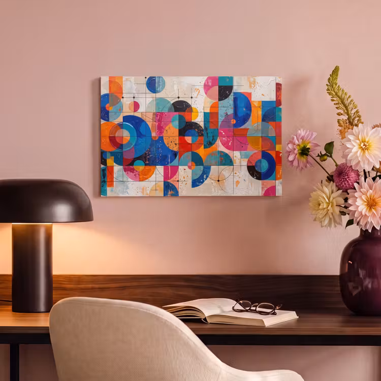 Canvas schilderij - Kunst - Geometrisch - Abstract - Kleurrijk — 4