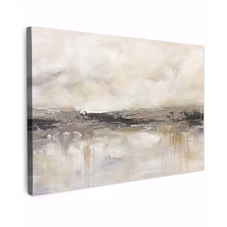 Canvas schilderij - Landschap - Horizon - Natuur - Abstract - Neutraal — 1