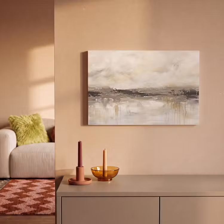 Canvas schilderij - Landschap - Horizon - Natuur - Abstract - Neutraal — 2