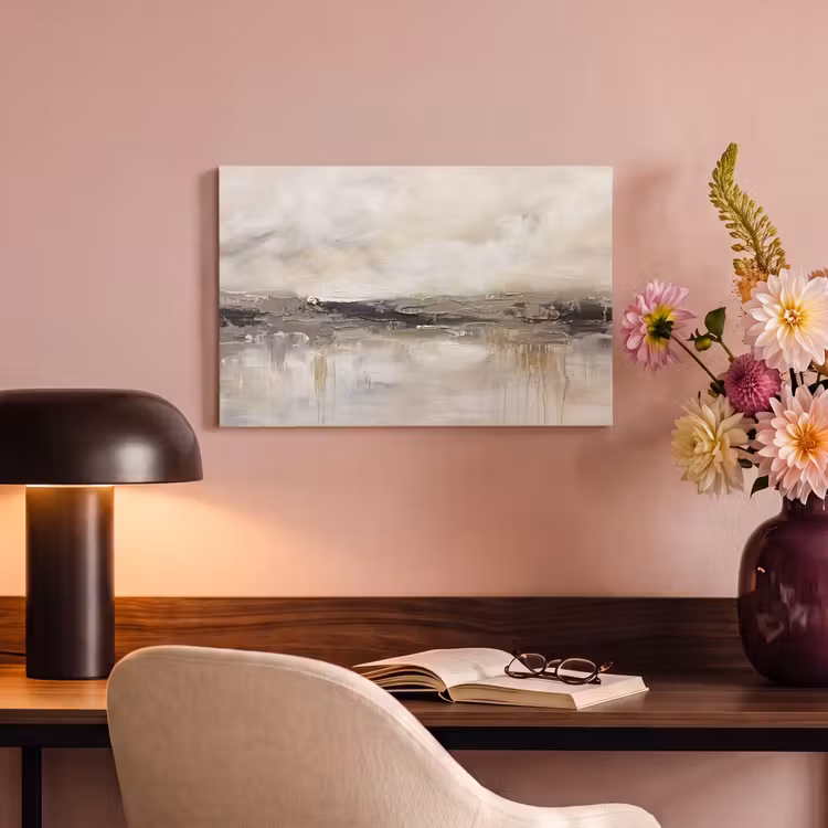 Canvas schilderij - Landschap - Horizon - Natuur - Abstract - Neutraal — 4