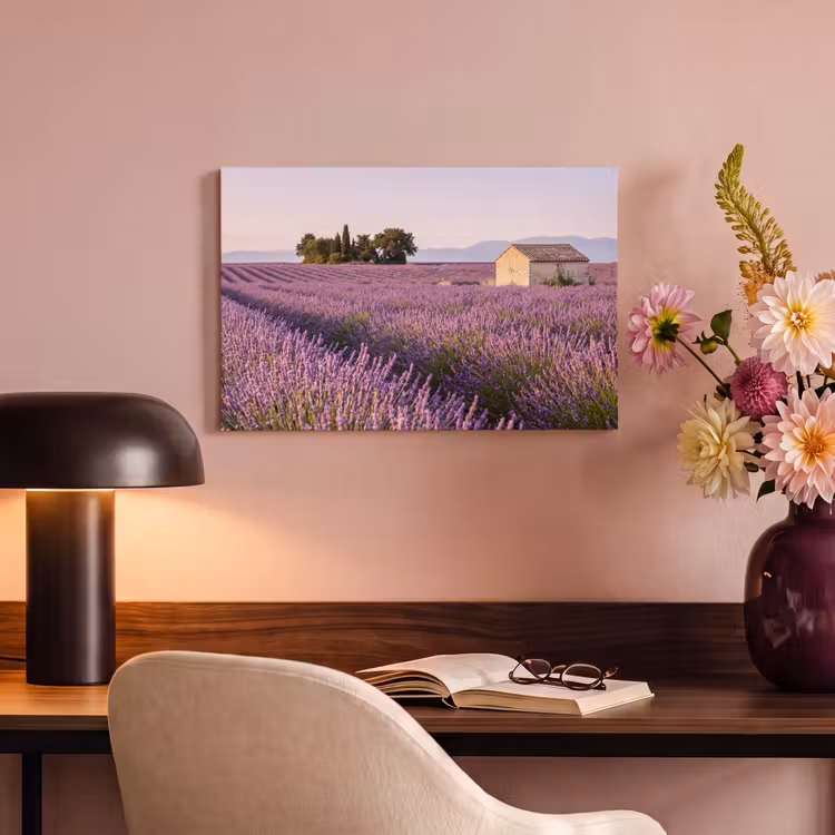 Canvas schilderij - Lavendel - Landschap - Sereen - Paars — 4