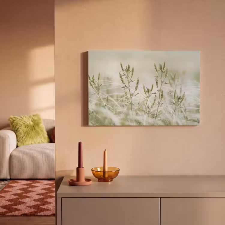Canvas schilderij - Grassen - Minimalistisch - Groen — 2