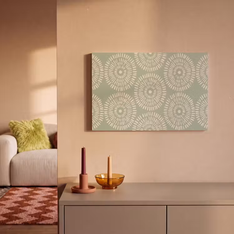 Canvas schilderij - Patroon - Cirkels - Abstract - Modern - Groen — 2